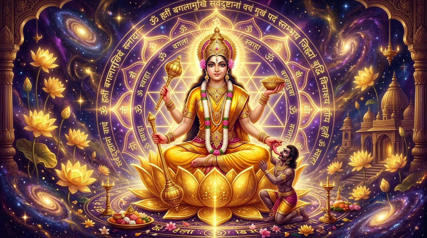 Baglamukhi Mantra: Meaning, Benefits, Chanting Method, and Spiritual Significance