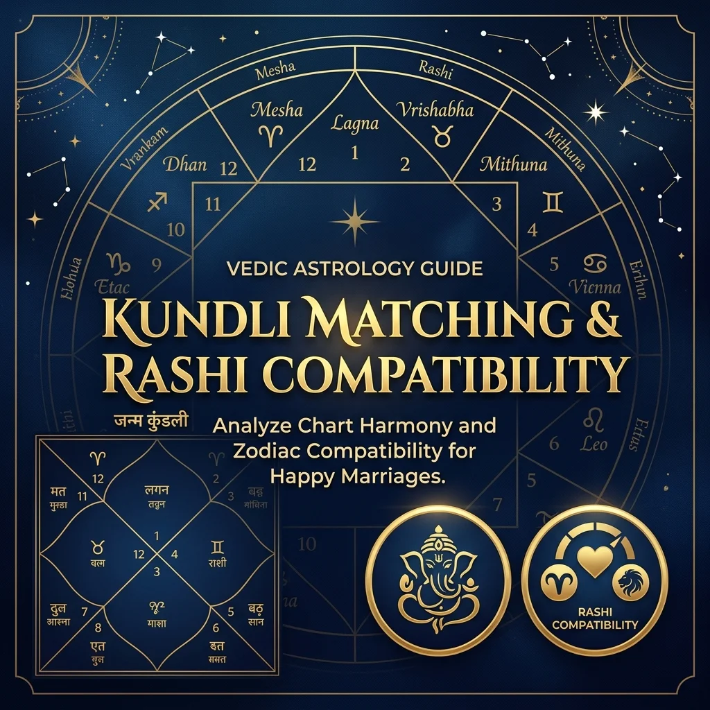 Kundli Matching: Complete Guide to Rashi Compatibility, Rajyotak and Doshas